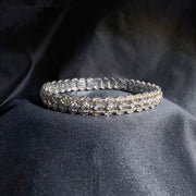 Natural White Diamond Bracelet 0.11ct,Pt950 Platinum